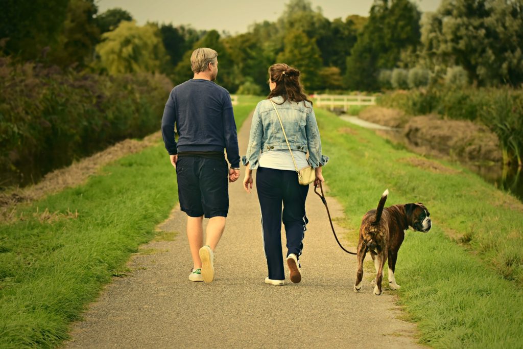 taking a walk for self-care