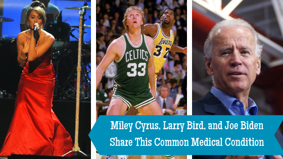 Miley Cyrus, Larry Bird, and Joe Biden Share This Common Medical Condition: Afib; atrial fibrillation