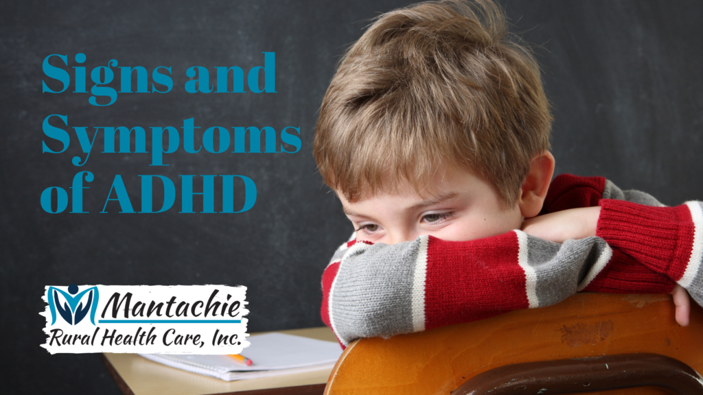 signs and symptoms of adhd